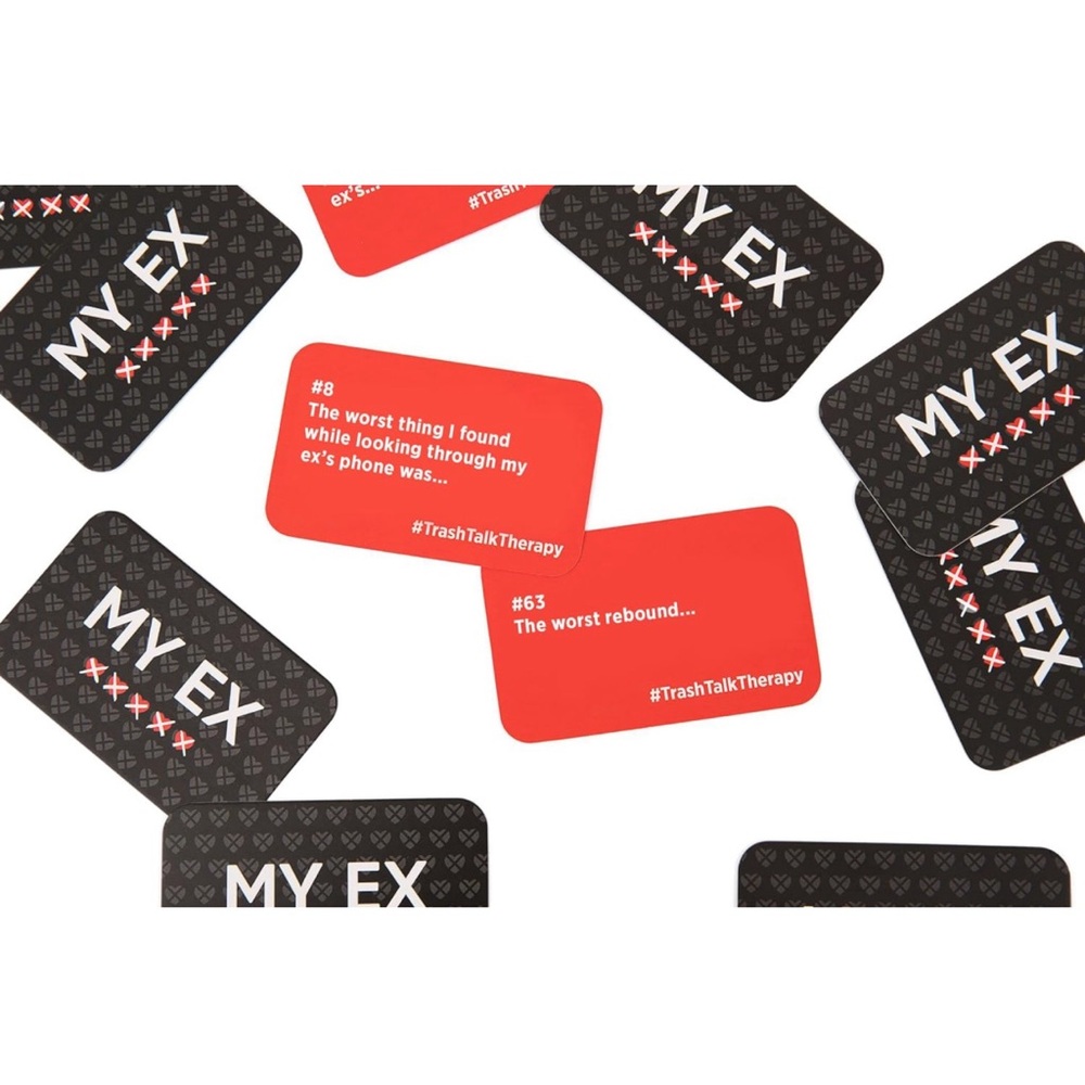 My Ex A Trash Talk Therapy Card Game - Picture 3 of 9